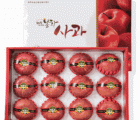 [농업회사법인 햇살찬山사과] 껍질째먹는봉화사과5kg 설선물용(특대과13과~14과)