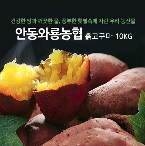 [안동와룡농협] [흙]속깊은 꿀고구마 10kg