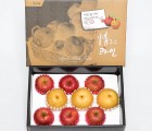 [봉화미담] 사과배혼합세트 1호(사과6입, 배3입) 부직포가방 포함 추석선물