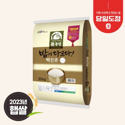 [2023년산] 밥이 다르다! 안동농협 백진주쌀 20kg