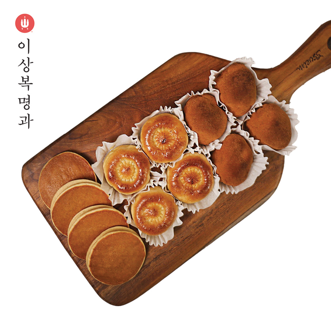 [이상복명과] 이상복세트(3종: 경주빵 10개/20개+찰보리빵20개+계피빵10개)