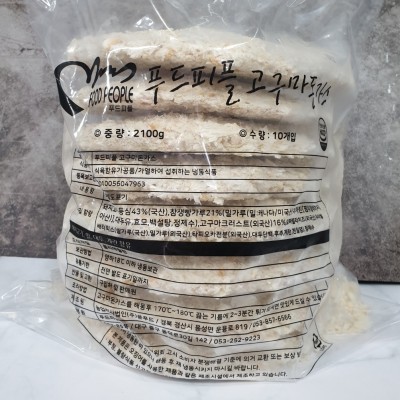 [윤푸드] 이로우니 우리쌀 고구마치즈돈까스 2.1kg (210g*10개)