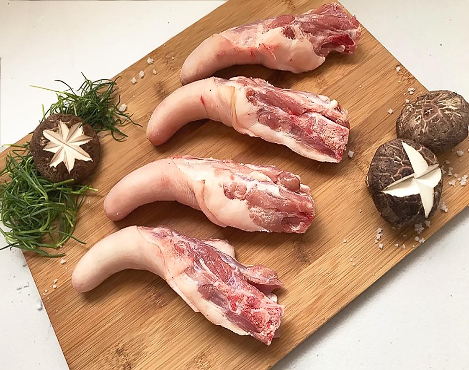 [거인황금팜] 국내산 돼지고기 냉동 돼지꼬리 1kg (1등급이상)