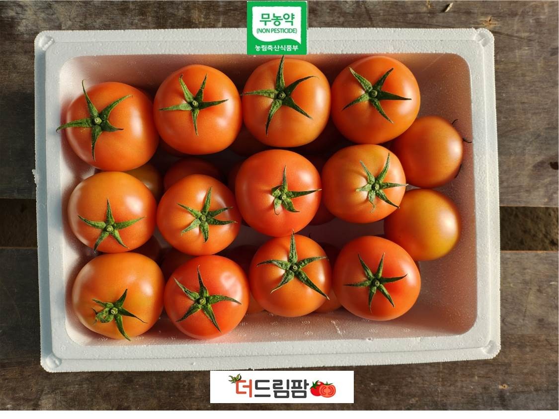 [더드림팜] 무농약인증, 친환경으로 재배한 무농약완숙토마토 2kg,5kg,10kg