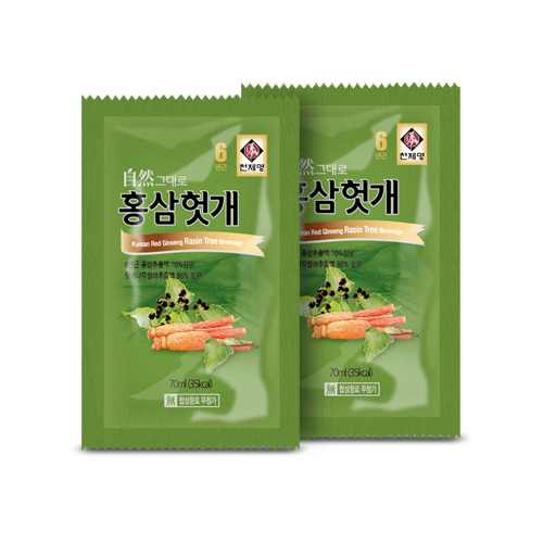 [풍기특산물영농조합법인] 천제명 홍삼헛개 70mlX30포