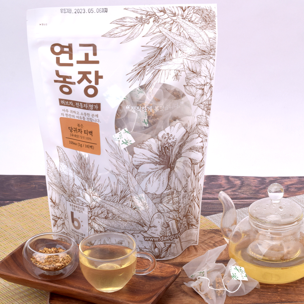 연고농장 국내산 볶은 당귀차 삼각티백 100ea > 차류 | 사이소
