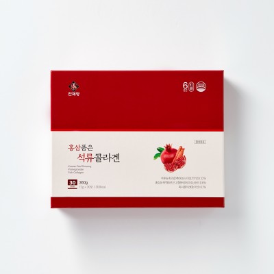 [선물세트] 홍삼품은 석류콜라겐 액상스틱 30포 대량구매 3+1