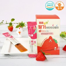 [아람농장] 튼튼플랜 딸기 비타민D 젤리스틱 20g 20개
