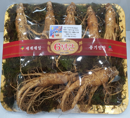 [이순남홍삼] 풍기인삼 1채 750g 6년근 (6~8뿌리, 선물포장)