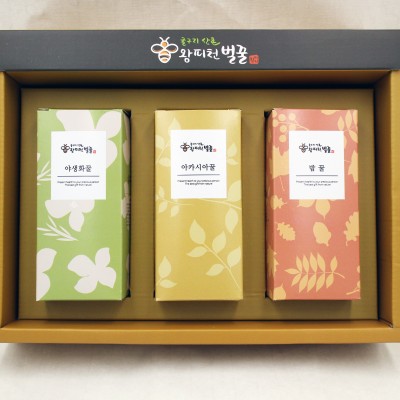 ★가정의달★ [이정푸드] 왕피천 스틱꿀 종합선물세트(12g, 60포)