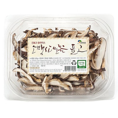 [현재농원] 국산 건표고버섯 슬라이스 60g