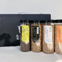 [수산복해] 무농약 발아쌀 선물세트 발아귀리 현미 찰현미 흑보리