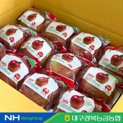 [경북농협] 데일리 세척 사과(부사) 3kg(10-14과)
