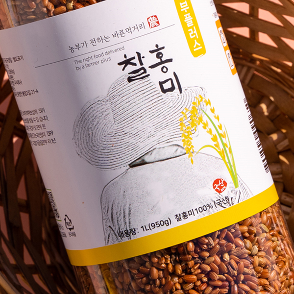 [농부플러스] 국산 찰홍미 홍미 950g 1병선물세트