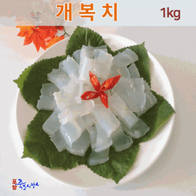[포항 죽도시장] 개복치 1kg 특산품 별미 큰일 찬치상의 감초