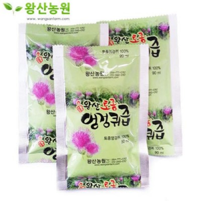 [왕산농원] [유기농인증] 왕산 토종엉겅퀴즙 30포 (90ml)